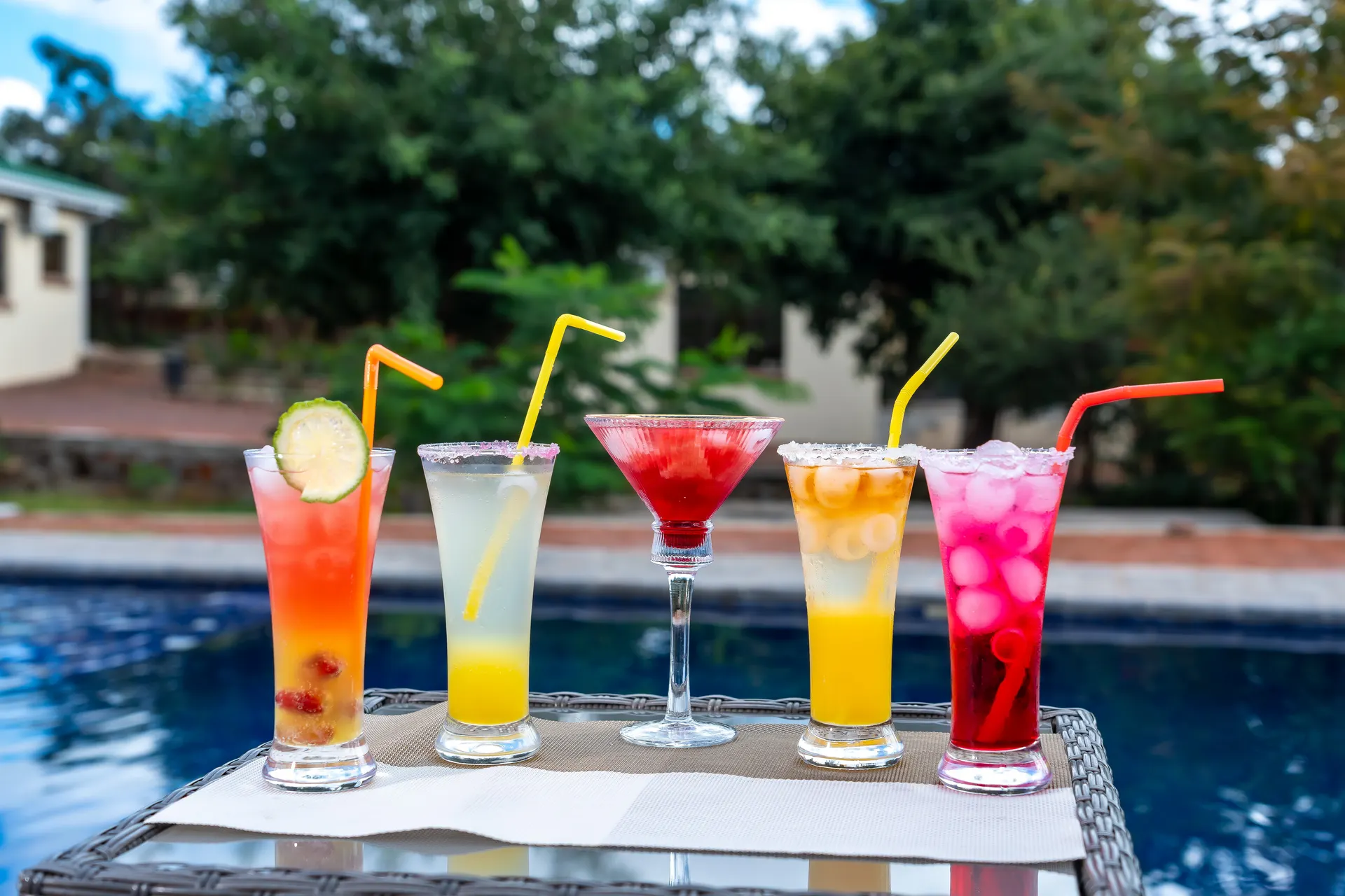 Cocktail at the pool bar