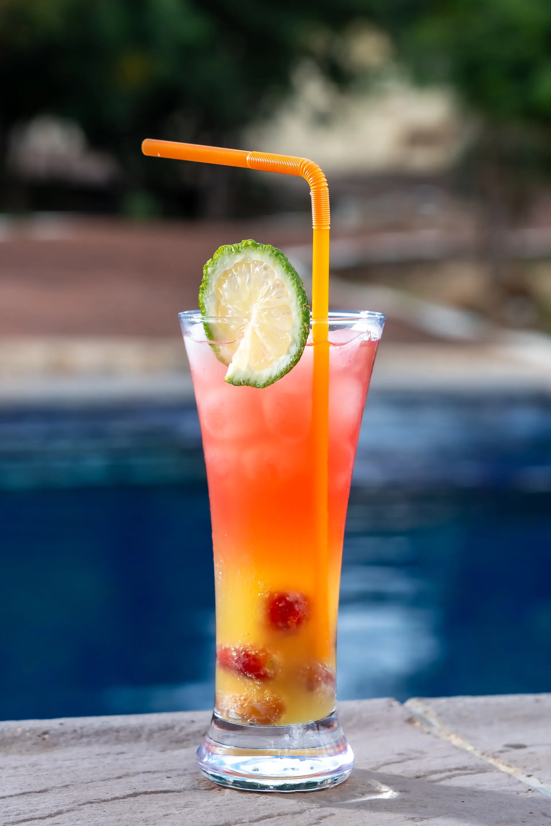 Cocktail at the pool bar