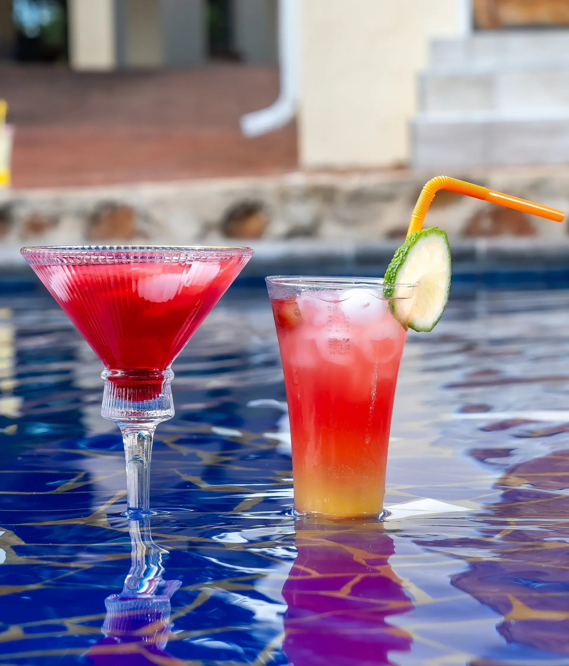 Cocktail at the pool bar